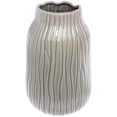 Ваза керамическая «Валенсия» 15*25см оливковая