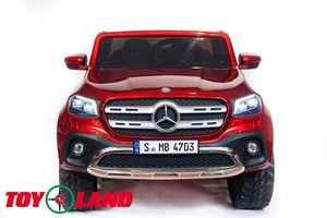 Детский электромобиль Toyland Mersedes-Benz X-Class красный краска