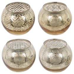 GAEM Подсвечник, L8 W8 H7 см, 4в.