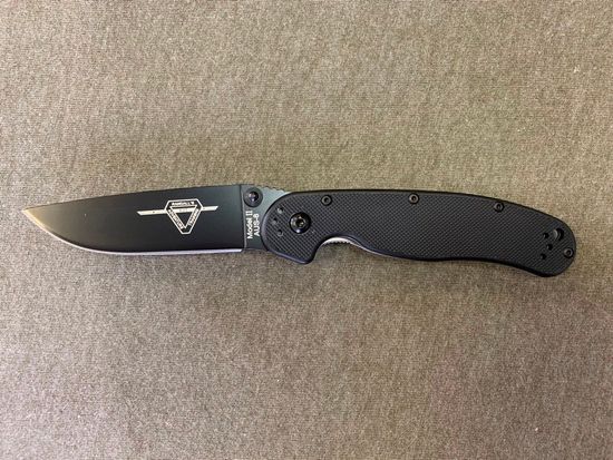 Складной нож Ontario RAT II FOLDER ONT/8861 c клинком из стали AUS-8A, рукоять GRN