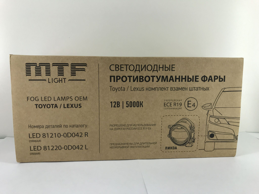 Светодиодные противотуманные фары MTF Light FL10TT для Toyota/Lexus