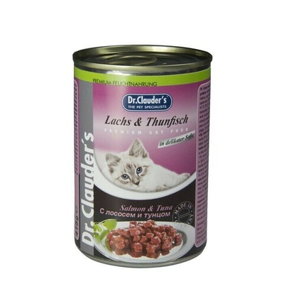 Dr.Clauder’s для кошек Лосось тунец в соусе 415г