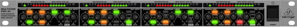 Behringer MDX4600 V2 4-канальный экспандер/ компрессор/ пик-лимитер с энхансером