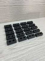 Ножки для мебели пластиковые высота 16 мм 20 штук