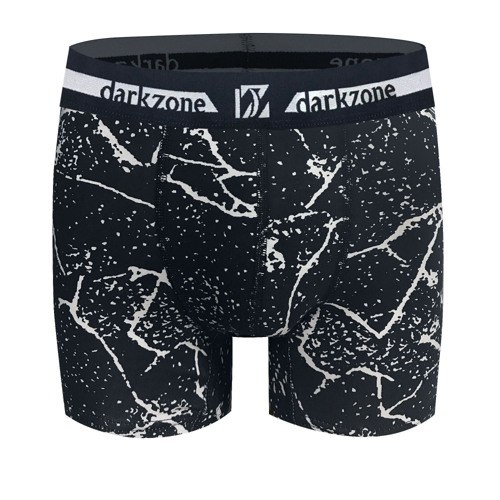 Темно-синие трусы-боксеры с принтом в виде брызг краски (Размер: XL) (Цвет: темно-синий)