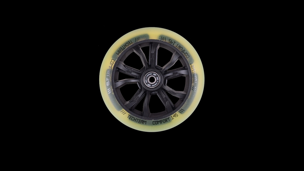 Колесо Comfort 145 dark green ABEC - 9, LED-подсветка