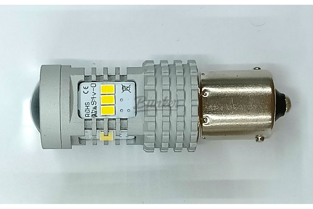 Светодиодная лампа Bunker P21W 14SMD 6000K 12V Белая