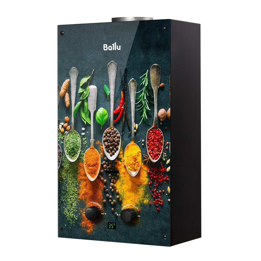 Колонка газовая Ballu GWH 10 Fiery Glass Curri