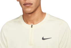 Мужское теннисное поло Nike Court Dri-Fit Advantage Polo - alabaster/black