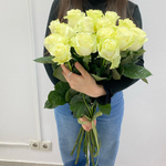 Букет из 15 белых роз