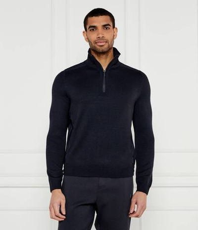 Свитер P-Bart BOSS BLACK - темно-синий(50531159)