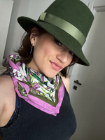 Федора с полями вниз фетр лесной