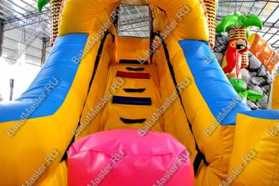 Надувной батут "В гостях у зебры"