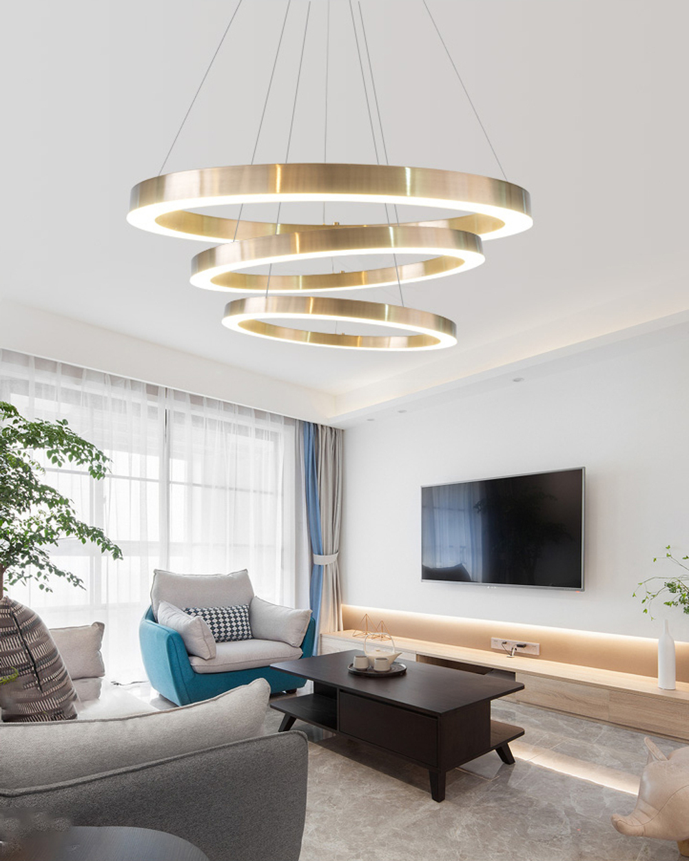 Pendant design lamp  Light Ring 5 by HENGENG