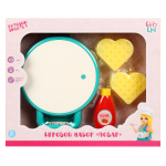 Набор вафельница "Повар"Girl's club"меняет цвет, звук. и свет, коробка