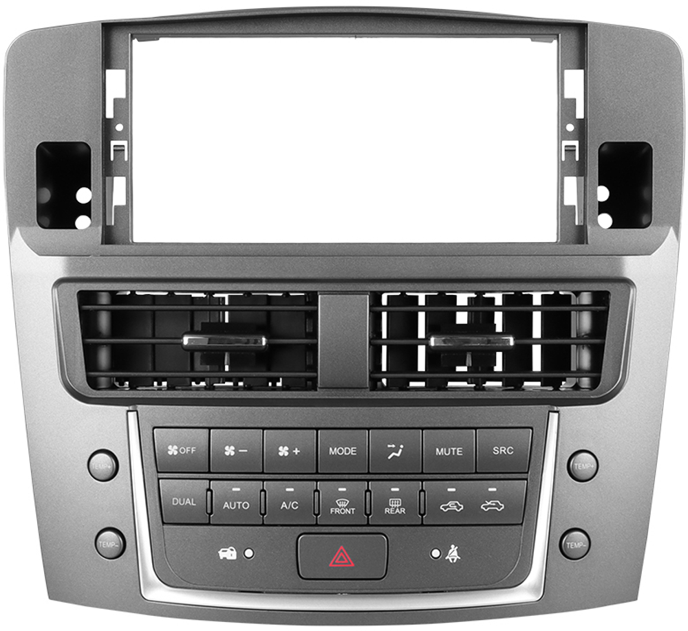 Магнитола для Lexus IS250 XE20 2005-2013 (ШГУ монохром, рамка LUX) - FarCar монитор 12.3" 2K QLED на Android 14, TS10, CarPlay, 4G SIM-слот