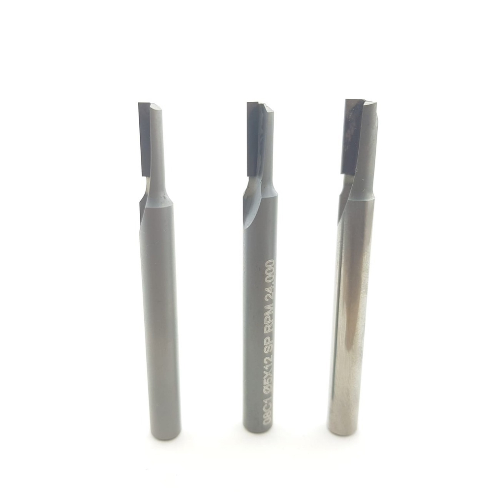 PCD фреза пазовая D.12x25 S.12x40 Z=1 RH
