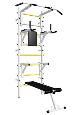 Шведская стенка Sv Sport 507 (Турник стандарт/Брусья/Стойка/Скамья)
