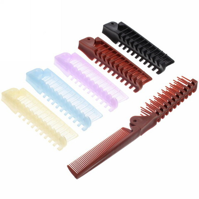 Расческа для волос массажная складная дорожная «Beauty Room», микс 8 цветов, 2*20см