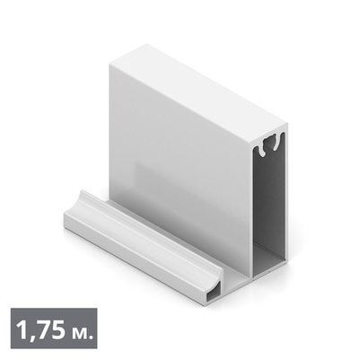 SLIMLINE Рамка нижняя широкая (1,75 м) белый глянец (RAL) (AV0589) Aristo (Акция)
