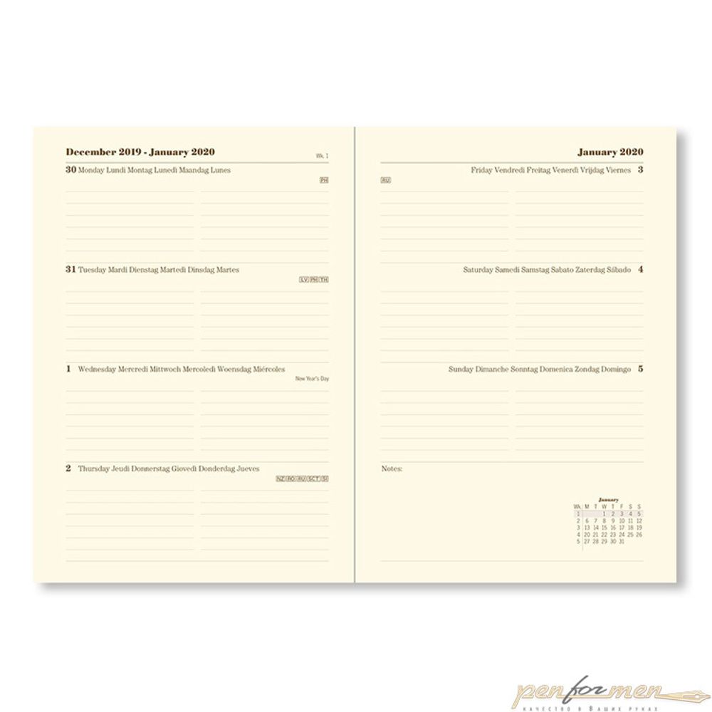 Еженедельник Letts Baroque A5 датированный (412 151520)