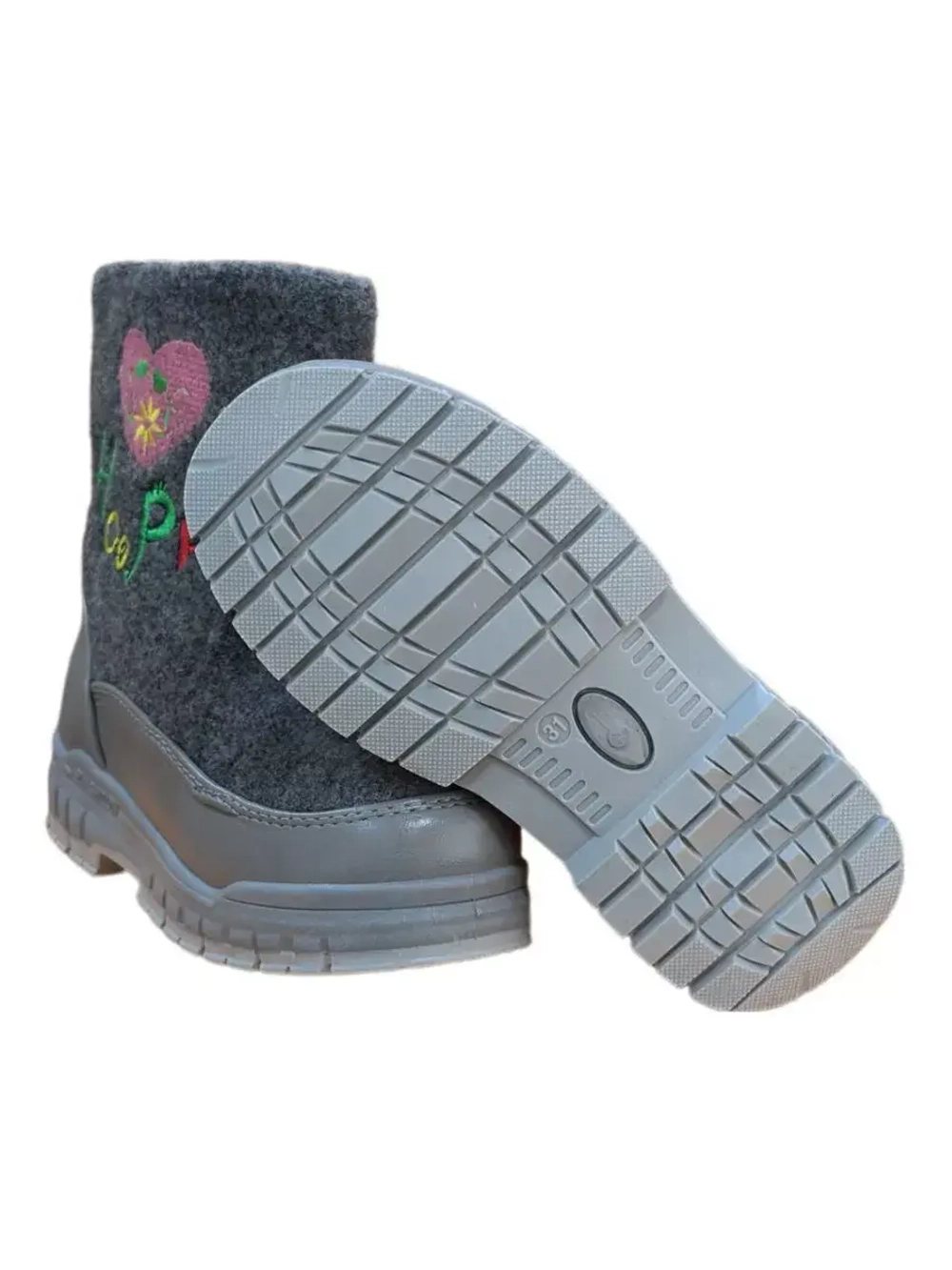 Детские валенки войлок для девочки