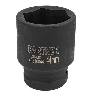 Головка ударная глубокая, 44мм (6гр) 1'' Partner PA-48510044