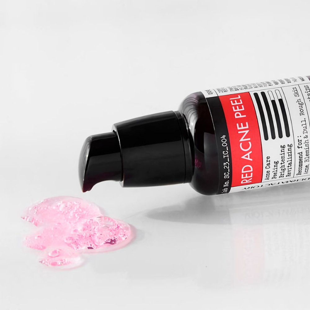 Derma Factory Смываемая отшелушивающая сыворотка для лица против воспалений Red Acne Peel