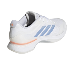 Женские теннисные кроссовки Adidas Avacourt 3 - white/halo blue/beam orange