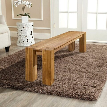 Скамья из массива дуба Клермон-03