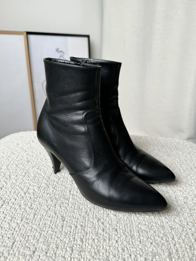 Кожаные полусапожки Celine, 38