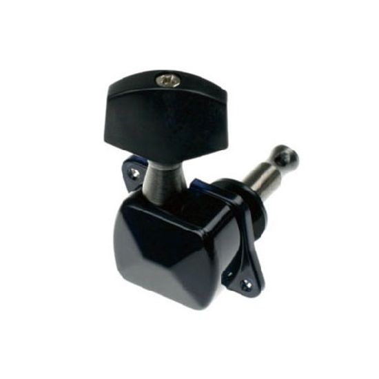 AL-015BK-L Левый одиночный колок, черный, Alice