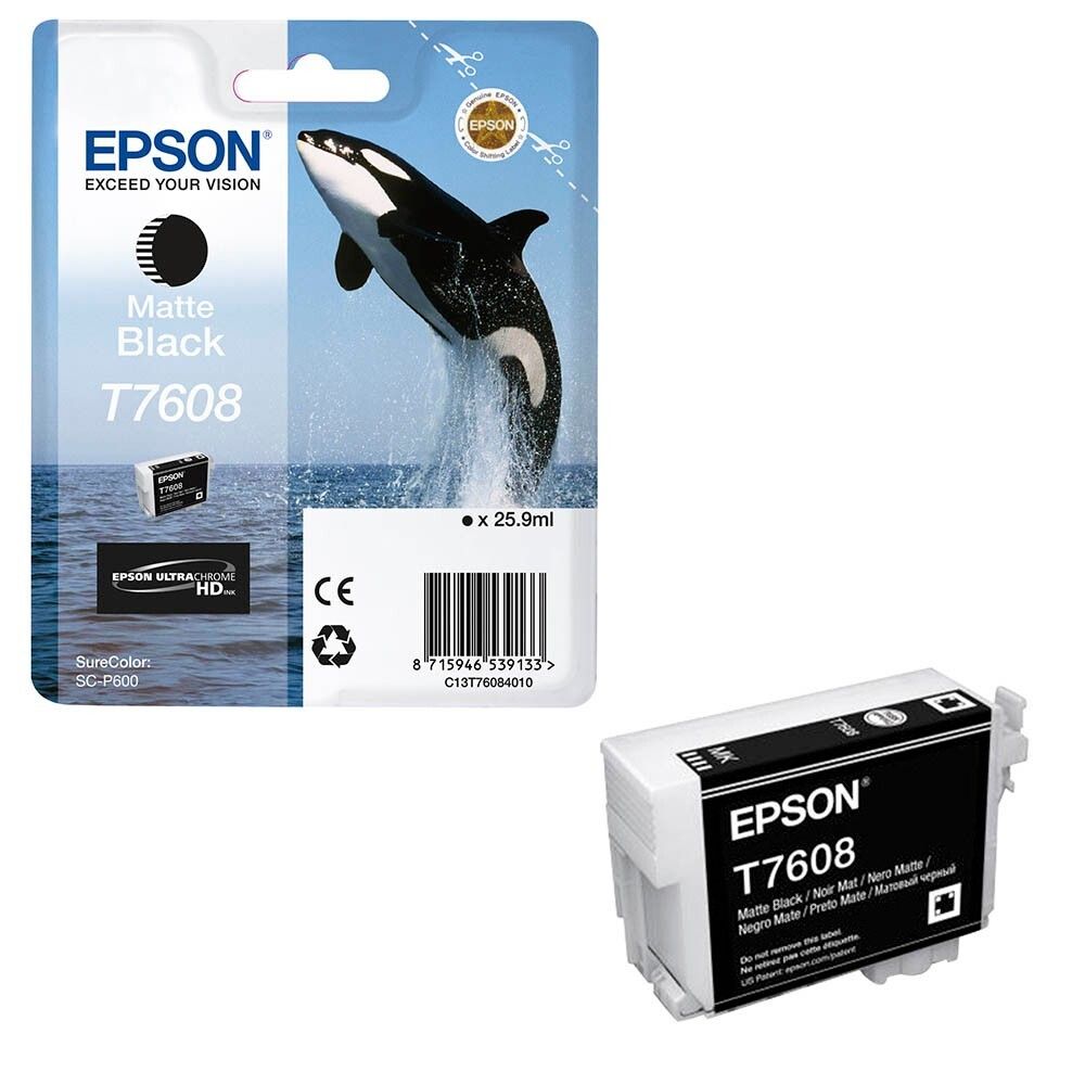 Картридж EPSON T7608 черный матовый для SC-P600