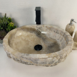Раковина из оникса Erozy Grey EO-64252 49*40*16 0156