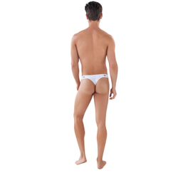 Мужские трусы тонги белые Clever Moda VENTURE THONG 087701