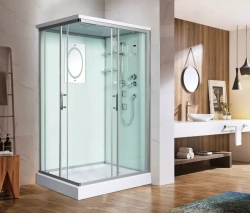 Душевая кабина WeltWasser (ВельтВассер) Laine 1204, с низким поддоном, с электрикой и ГМ, 120x90x217