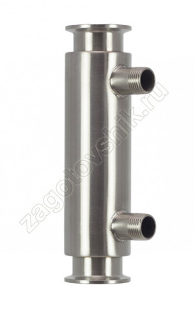 Дефлегматор 1,5" кожухотрубный увеличенной производительности (охлаждение 1/2G)