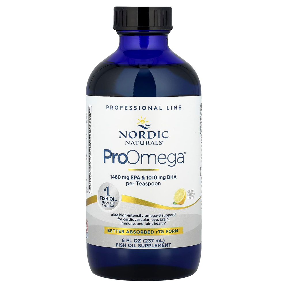 Nordic Naturals, ProOmega®, лимон, 2840 мг, 237 мл (8 жидк. Унций)