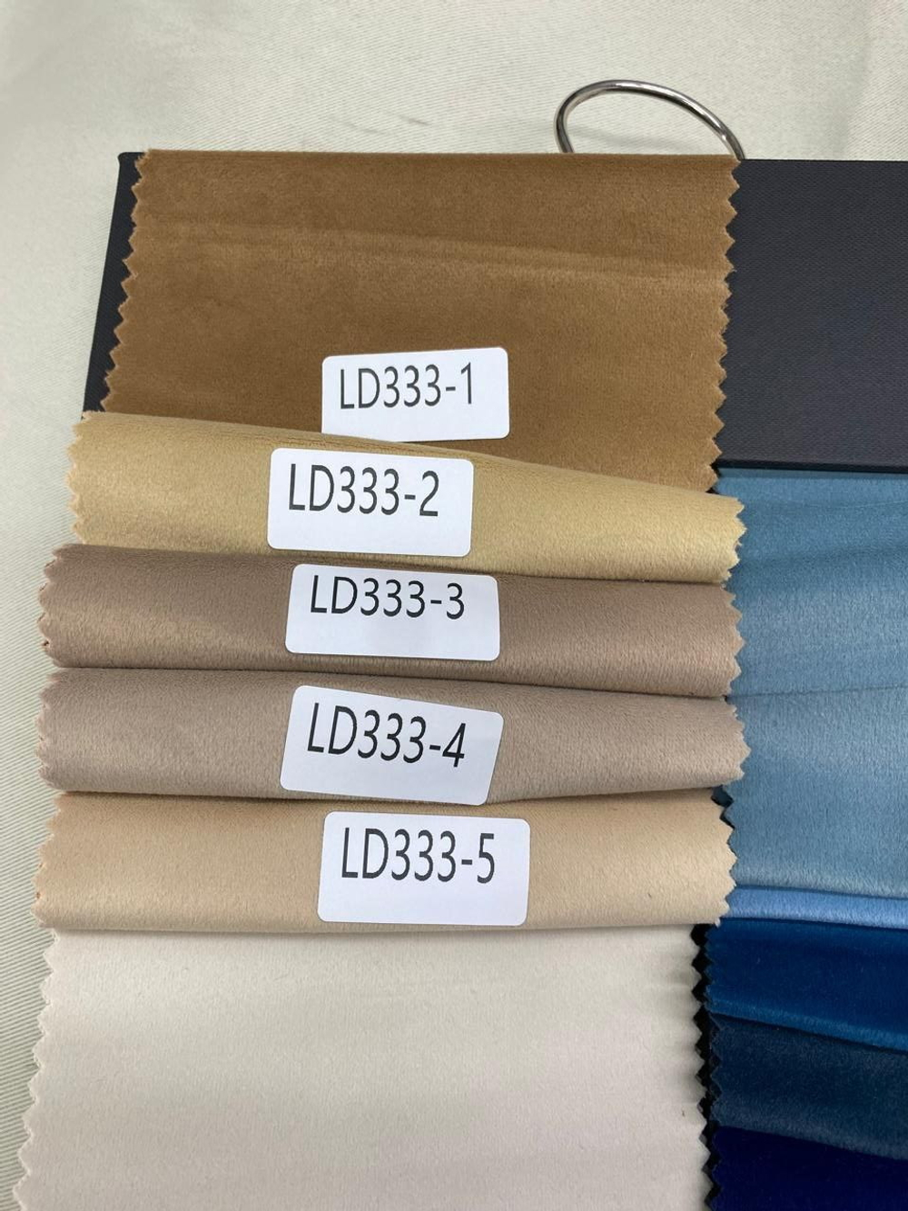 Портьерная ткань бархат LD 333 (высота 280 см, Китай)