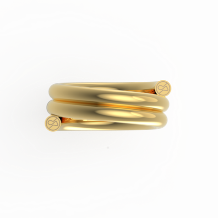 Cara Alambre кольцо POBEGI 3, позолота