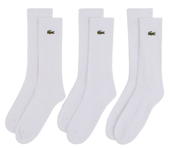 Теннисные носки Lacoste Sport High Cut Socks 3P - белый