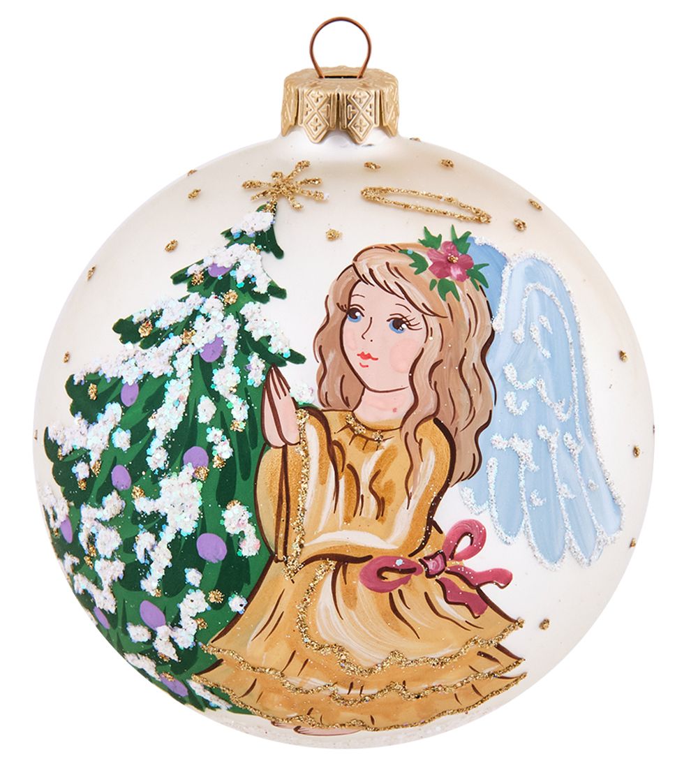 Элита НФШ-1670/2 Ел.украшение Шар «Ангел» 100 мм