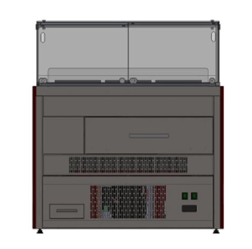 Витрина кондитерская холодильная REFETTORIO Crystal RKC11A