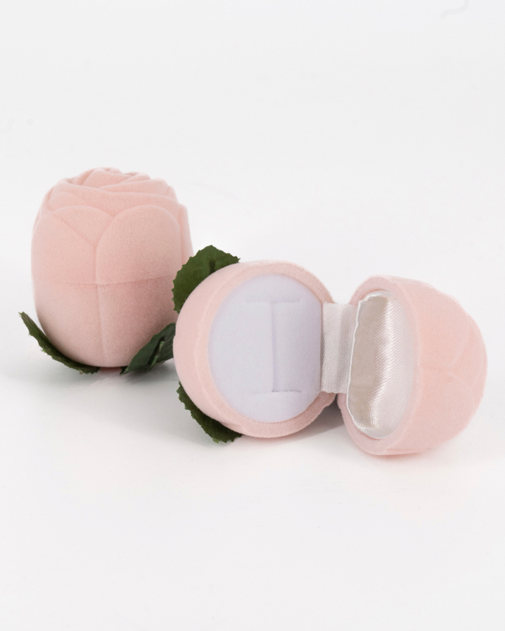 Футляр «Романтика» роза малая для колец и серёжек