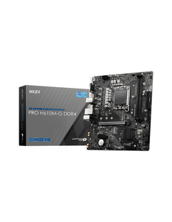 MSI PRO H610M-G DDR4 0,LGA1700,2DDR4,1PCI-Ex16,1PCI-Ex1,2M.2(KEY M+KEY E),4SATA
