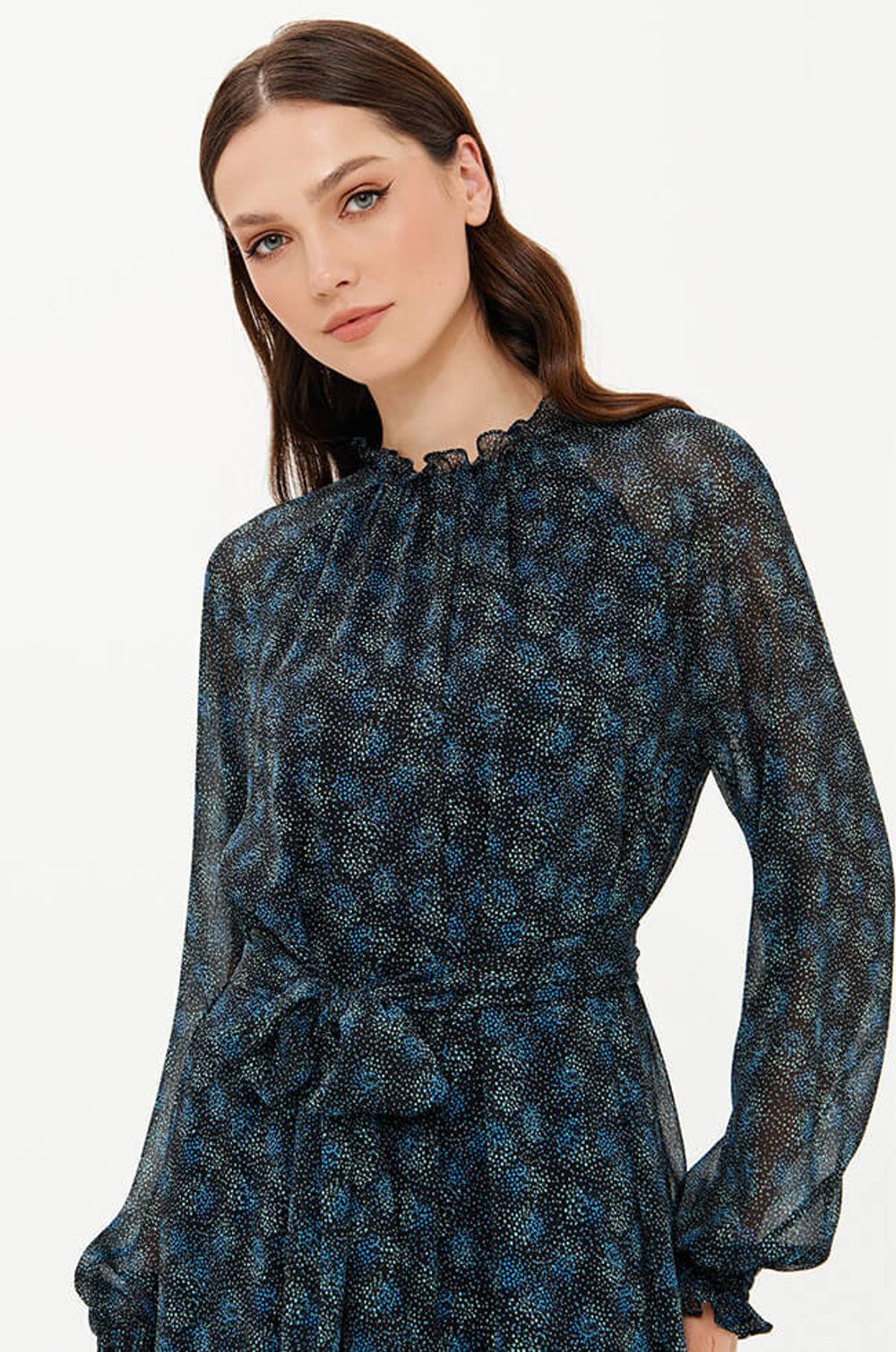 51720 Платье женское (синий принт)