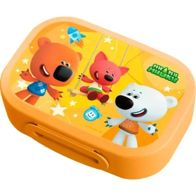 ЛАНЧ-БОКС С ДЕКОРОМ МИ-МИ-МИШКИ, 0,98Л (Оранжевый)