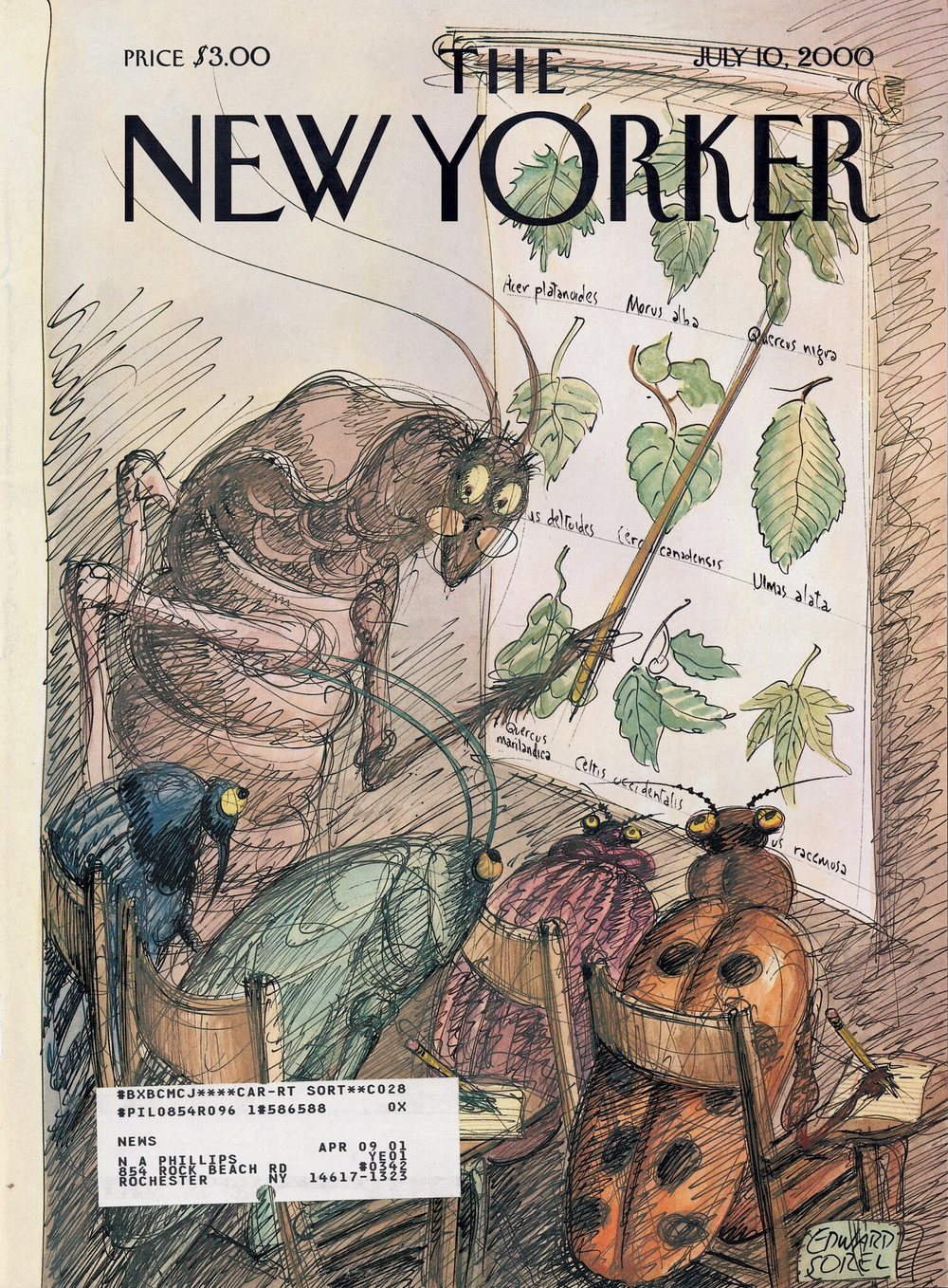 Журнал The New Yorker 10-07-2000, обложка