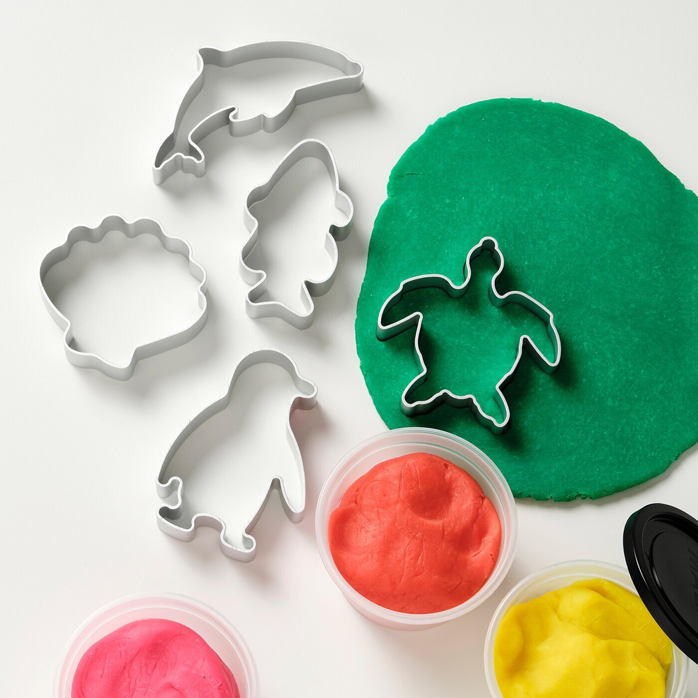 Набор формочек для лепки IKEA BLAVINGAD БЛОВИНГАД), 5 шт