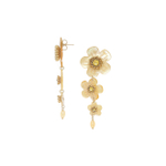 Серьги Franck Herval, Goldie, с перламутром, кристаллами и цитрином, FH26.1-12-70216 (золотистый)